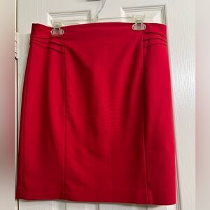 Express women’s red pencil skirt